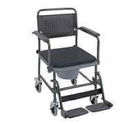 Invacare Glideabout Chaise percée Noir anthracite