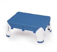 Invacare NRS Healthcare Tabouret de Douche et de Bain, Plastique, Bleu, Blanc, 42,2 x 33,2 x 18,8 cm