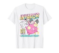 Invader Zim 01 World Domination Zim & Gir Racing Over Pig T-Shirt
