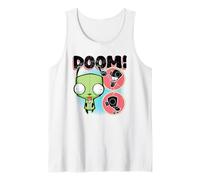 Invader Zim Gir in Dog Suit Doom Piggy Robot Circles Débardeur