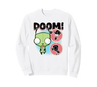 Invader Zim Gir in Dog Suit Doom Piggy Robot Circles Sweatshirt