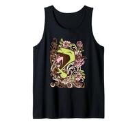 Invader Zim Gir Screaming Floral Art Nouveau Aesthetic Débardeur