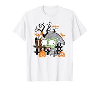 Invader Zim Gir Skeleton Halloween Costume Pumpkin T-Shirt