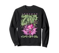 Invader Zim Heavy Metal Kanji Portrait Vintage Cartoon Sweatshirt