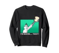 Invader Zim I'm Making…. Toast! Professor Membrane Panel Sweatshirt
