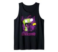 Invader Zim Ingenious Taco Gir Y2K Cartoon Débardeur