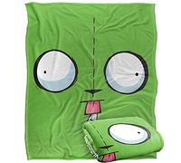 Invader Zim Invader Zim Gir Face Plaid Ultra Doux au Toucher Soyeux - 152 x 127 cm