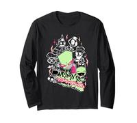 Invader Zim Japanese Aesthetic Collage Manche Longue