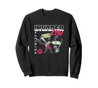 Invader Zim Maniacal Laugh Zim and Gir Y2K Cartoon Sweatshirt