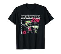 Invader Zim Maniacal Laugh Zim and Gir Y2K Cartoon T-Shirt
