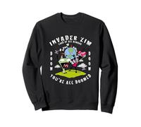Invader Zim You're All Doomed Earth Takeover Design Sweatshirt