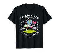 Invader Zim You're All Doomed Earth Takeover Design T-Shirt