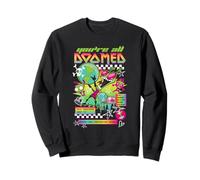 Invader Zim You're All Doomed Y2K Color Overload Cartoon Sweatshirt