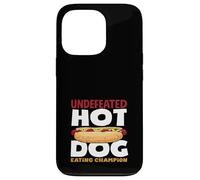 Invaincu Hot Dog Lover Eating Champion Coque pour iPhone 13 Pro