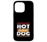 Invaincu Hot Dog Lover Eating Champion Coque pour iPhone 14 Pro Max