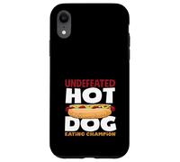 Invaincu Hot Dog Lover Eating Champion Coque pour iPhone XR