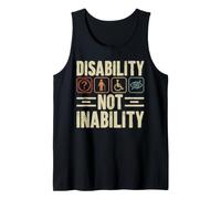 Invalidité et Non incapacité Inclusion Accessibilité Plaidoyer Débardeur