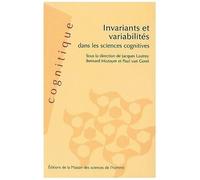 Invariants Et Variabilités Dans Les Sciences Cognitives