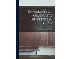 Invariants Of Quadratic Differential Forms