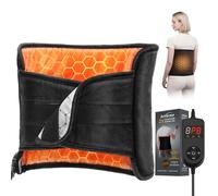 InVarme Coussin chauffant extra chaud pour le dos : 71,1 °C extra chaud avec infrarouge lointain - Soulagement musculaire profond pour les personnes âgées souffrant de douleurs lombaires chroniques