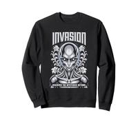 Invasion Alien Encounter SciFi Mystère Cosmique Au-delà du futur Sweatshirt