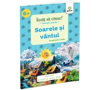 Invat sa citesc povesti scurte pe silabe. Soarele si vantul - Lev Tolstoi, Editie in limba romana