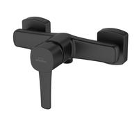 Invena Glamour mitigeur de douche murale noir BN-02-004