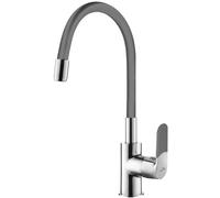 Invena Joga mitigeur de cuisine sur pied chrome-graphite/gris BZ-32-L05
