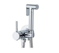 Invena mitigeur bidet avec kit de douche encastrée chrome BP-00-B01