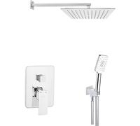 Invena Nyks ensemble de douche encastré chrome BS-28-0K2