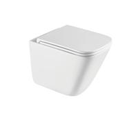 Invena Patras cuvette wc avec abattant à descente lente suspendue oui oui blanc CE-97-001
