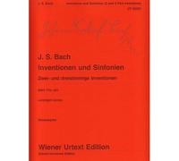 Inventionen und Sinfonien BWV 772–801 Piano – Éd. Schott