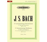 Johann Sebastian Bach – Inventions à 2 et 3 voix BWV 772–801 – Partition Urtext (Edition Peters)