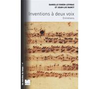 Inventions à deux voix - Entretiens Entretiens avec Danielle Cohen-Levinas - Danielle Cohen-Lévinas - Du Felin Eds - broché - Entretien