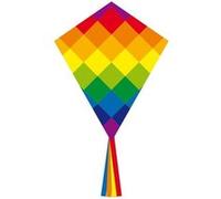 Invento Cerf-volant Eddy Rainbow Patchwork Enfant Eddy Rainbow Patchwork 58 x 70 cm Rainbow G
