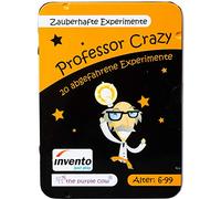 Invento Just Play - The Purple Cow, Professeur Crazy Activity Cards : Expériences Magiques, 20 Cartes avec astuces Magiques étonnantes pour Les Petits magiciens, pour Enfants à partir de 6 Ans