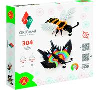 invento Kit de bricolage Origami 3D abeille et papillon multicolore