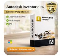 Inventor 2026 - Licence Autodesk Perpétuelle - Version Complète En Française - Pc/Windows