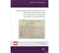 Inventoria Rerum Musicalium Domum Societatis...