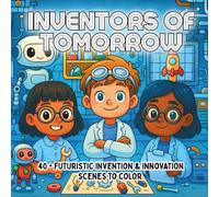 Inventors of Tomorrow: Genius Ideas, Creative Machines & Big Dreams - A STEM Coloring Book for Kids Who Love Imagination, Innovation, and Building the Future