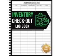 Inventory Check Out Log Book: Inventory Check-Out Sheet | Inventory Checkout Form | 100 Sheets