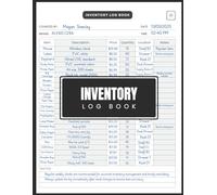 Inventory Log Book: Sales Record keeping Column Notebook For Small Business