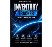 Inventory Tracker: Premium Stock Record Notebook for Small Business, Supplies, Products, Reorder Tracking & Organised Stock Management