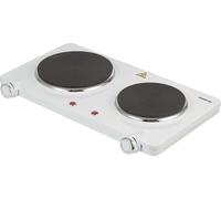 Inventum KP602W, Blanc, Plan de travail, Plaque vitrifiée, Émaillé, 2 zone(s), 2 zone(s)