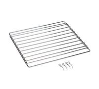 Invero Mini plaque de cuisson universelle extensible et réglable pour four - Ressort et broche de fixation (300 mm x 260 mm à 400 mm)