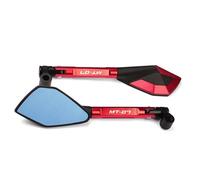 Inversant Rétroviseur Pour MT-07 FZ07 2014-2021 2019 CNC Rétroviseurs De Guidon De Moto En Aluminium Miroir Anti-éblouissement Bleu(3)