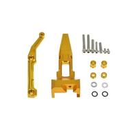 Inversé Amortisseur pour MT-09 pour T&Racer pour MT 09 pour MT09 2015 2016 2017 Stabilisateur Moto Amortisseur De Direction avec Kit De Support De Montage(Yellow Bracket)