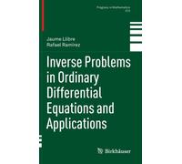 Inverse Problems In Ordinary Differential Equations And Applications