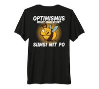Inversement, l'optimisme du Backprint Signifie Sumsi avec Po T-Shirt Haut de Gamme