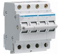 Inverseur 2 pôles - HAGER - I-0-II - 63A - Blanc - Utilisation intérieure